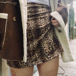 Leopard skirt from Dolls Kill’s brand Current Mood